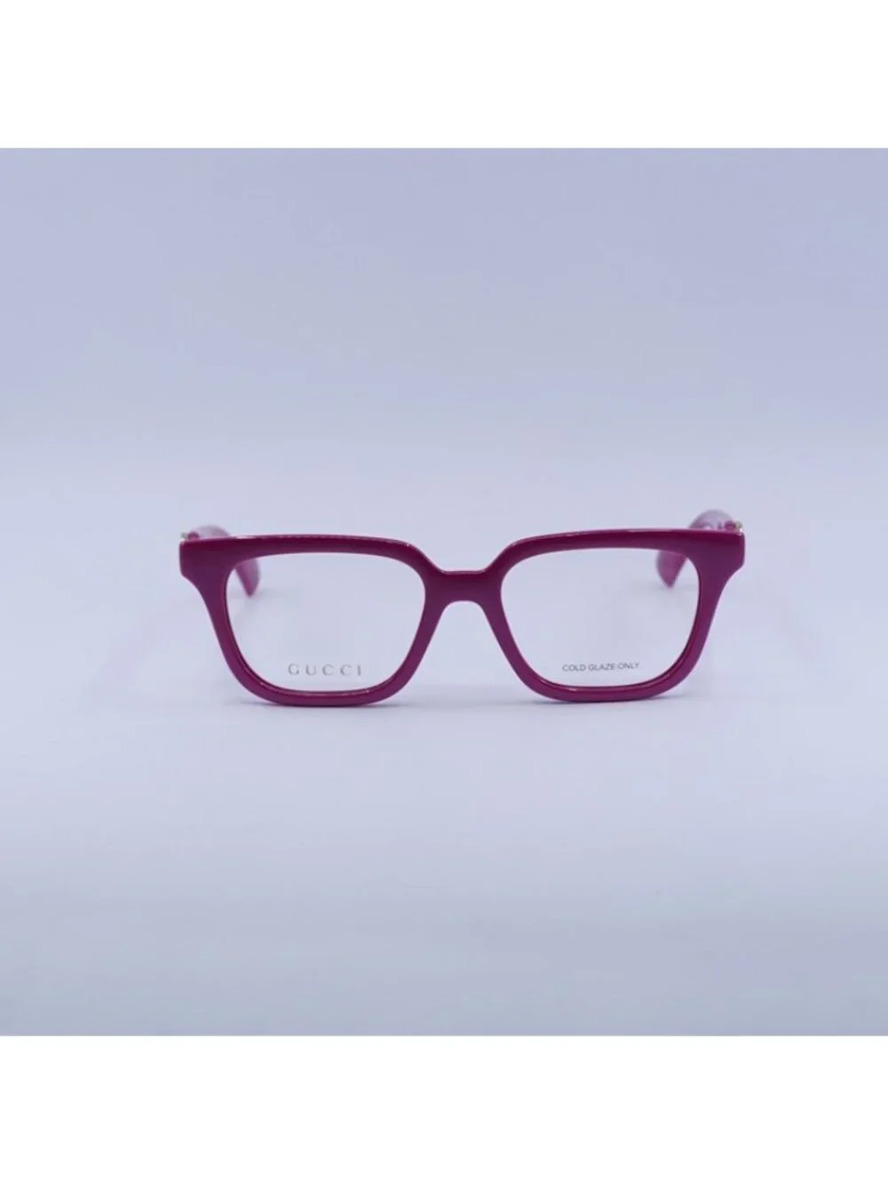 Gucci GG1536O 010 Eyeglasses Red 51mm Square Frame